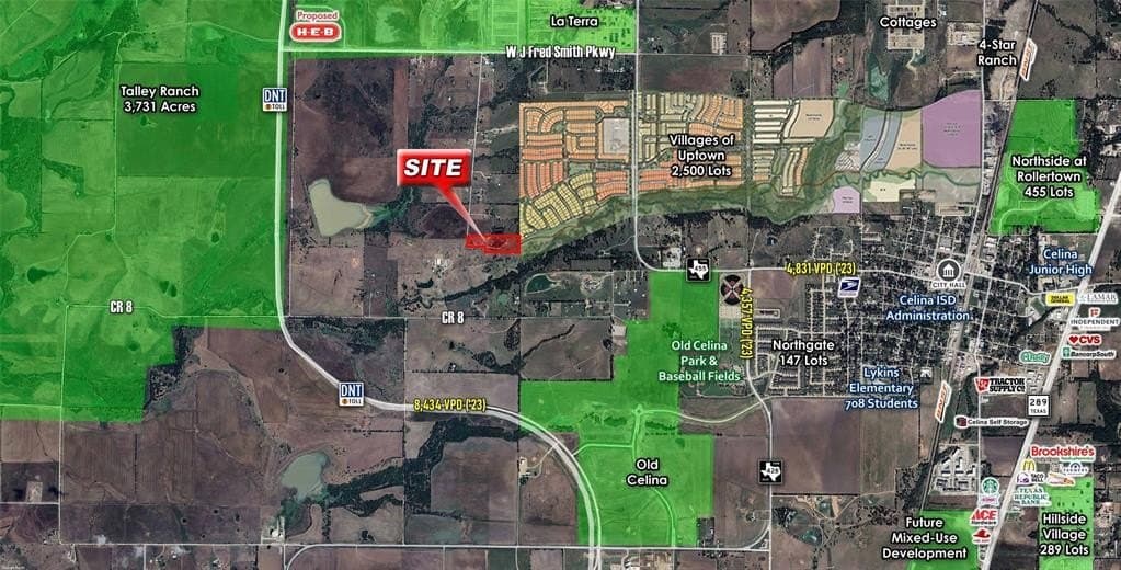10 acres in Collin County