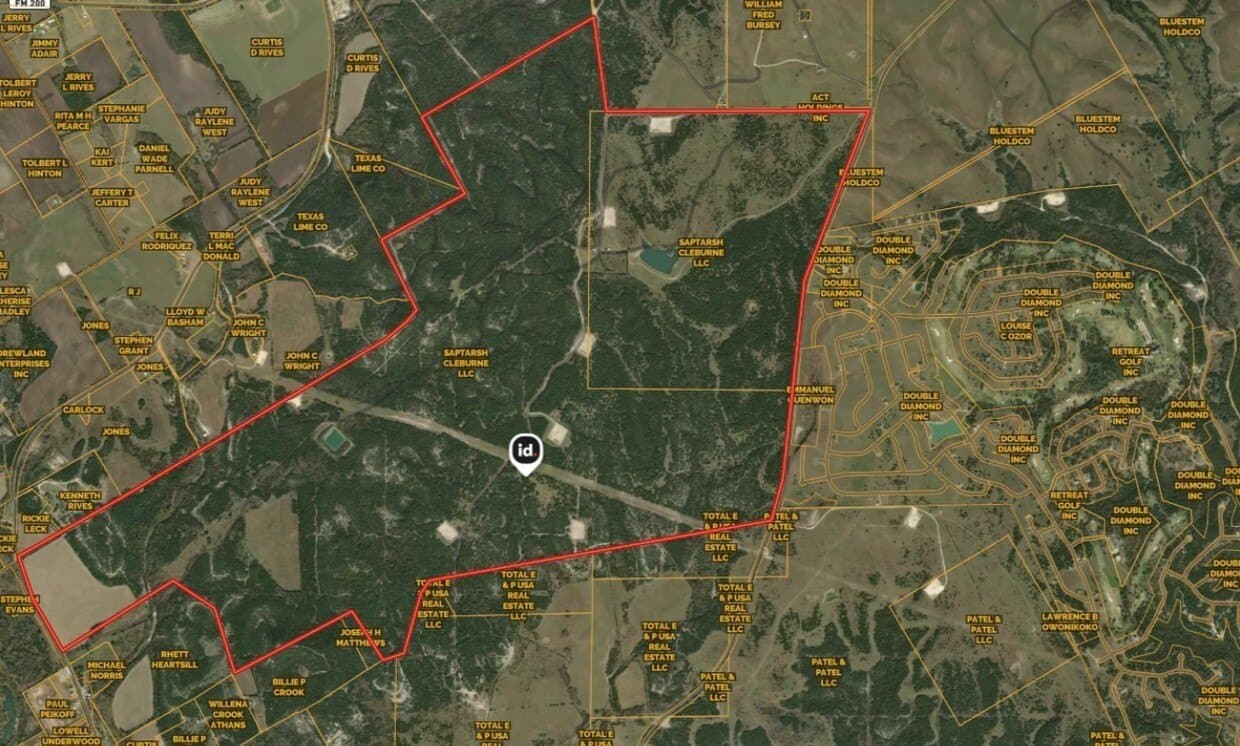 2,100 acres in Johnson County