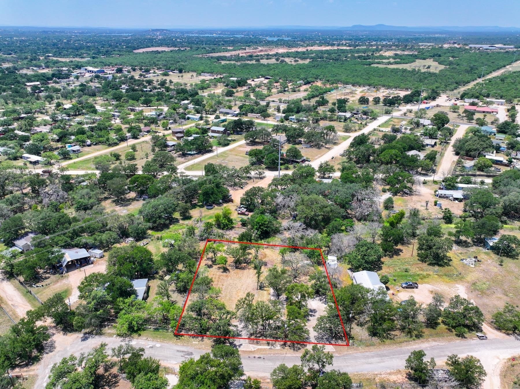 0.85 acres in Burnet County