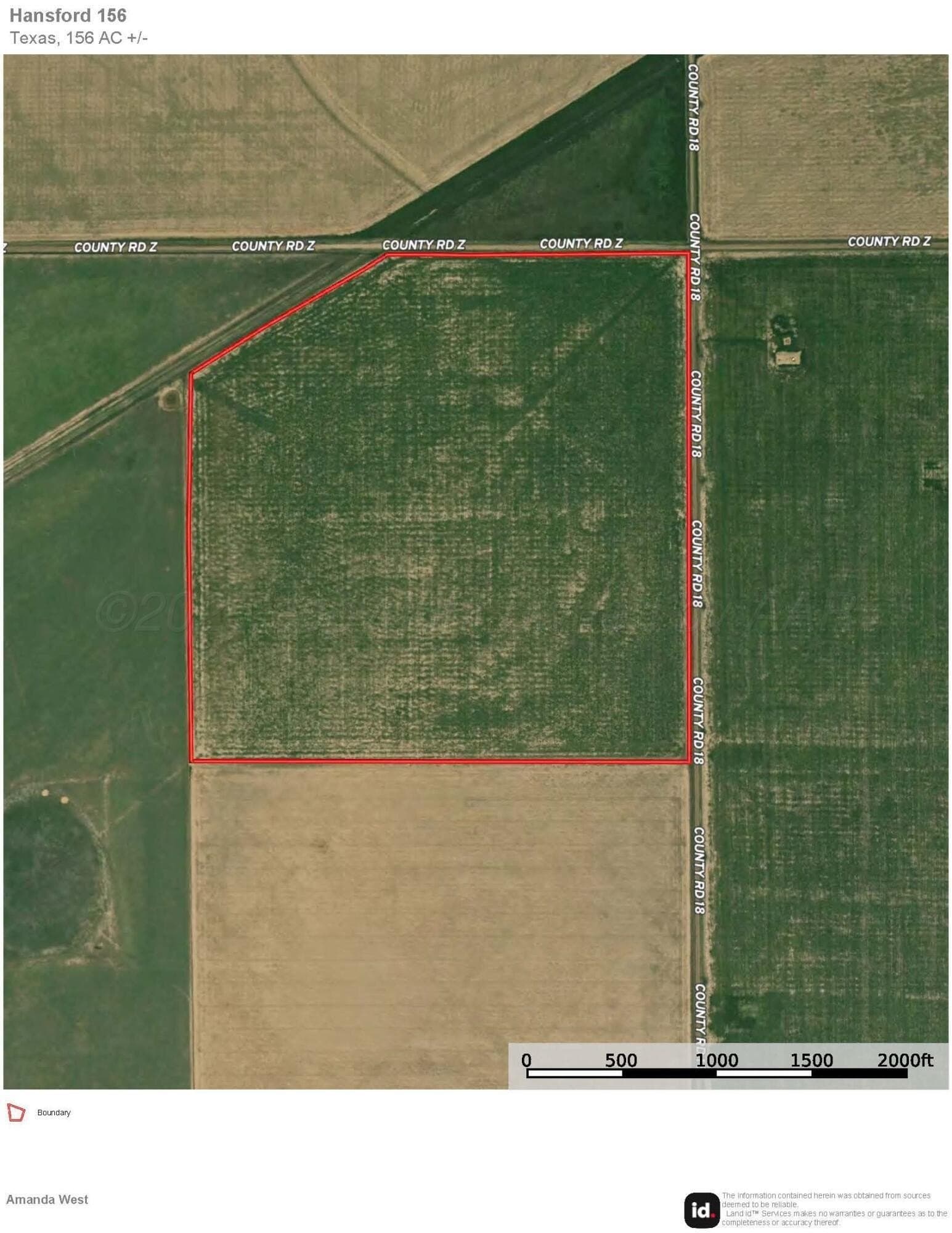156 acres in Hansford County