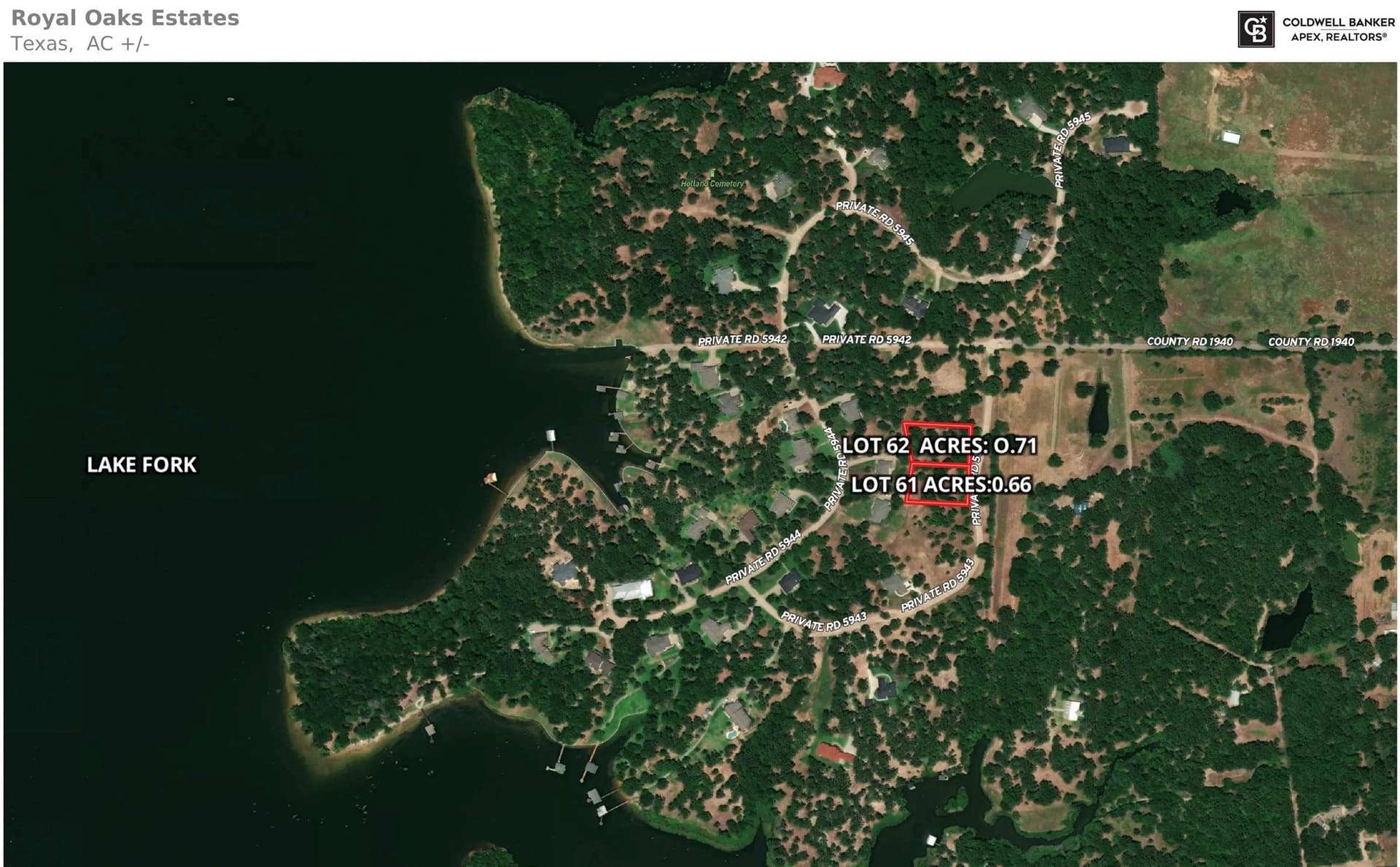 0.66 acres in Wood County