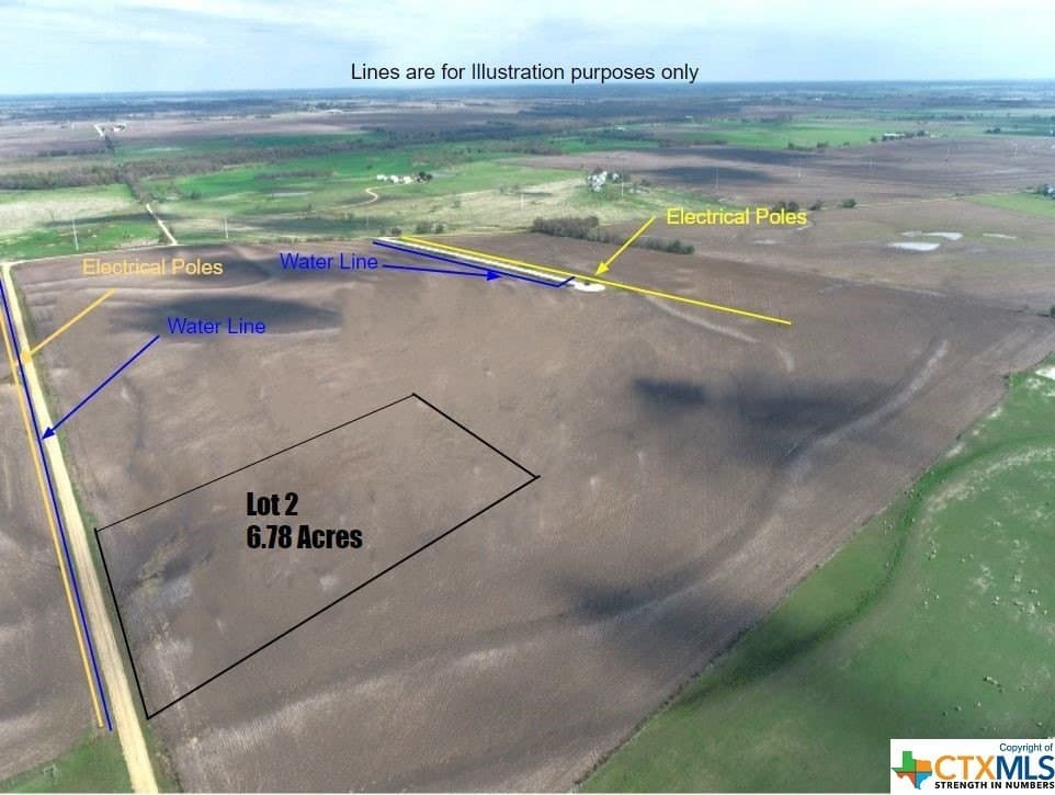 6.78 acres in Milam County