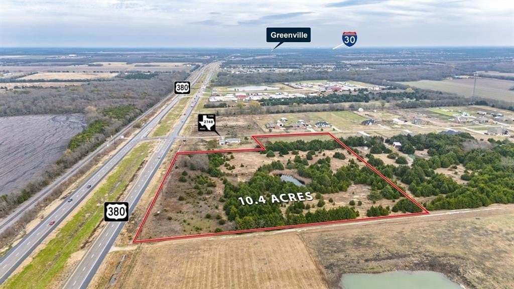 10.4 acres in Hunt County