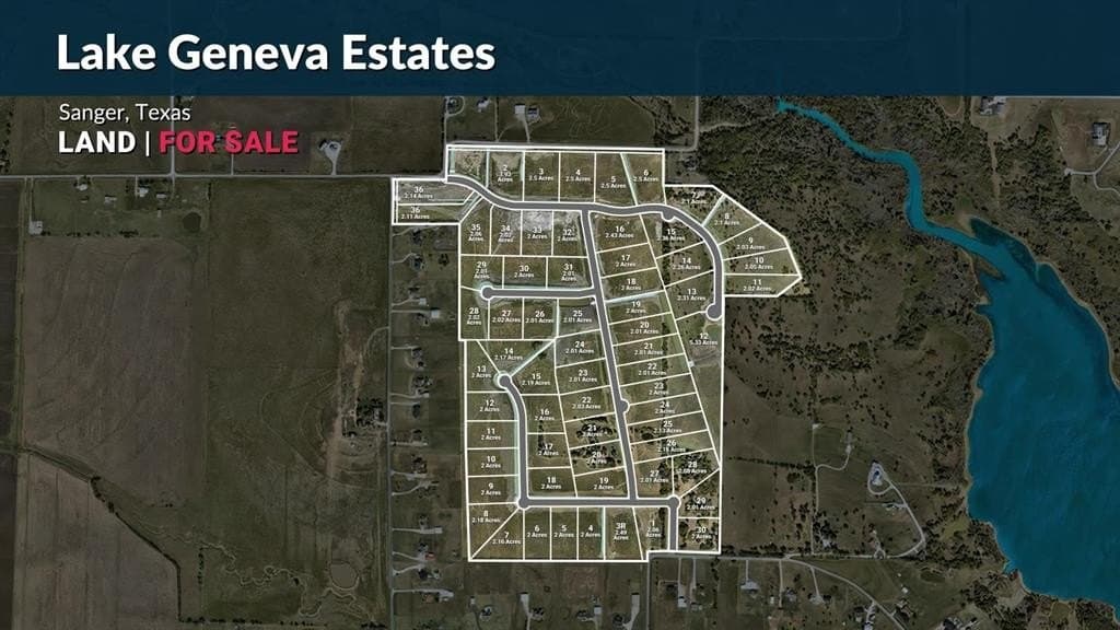 2 acres in Denton County