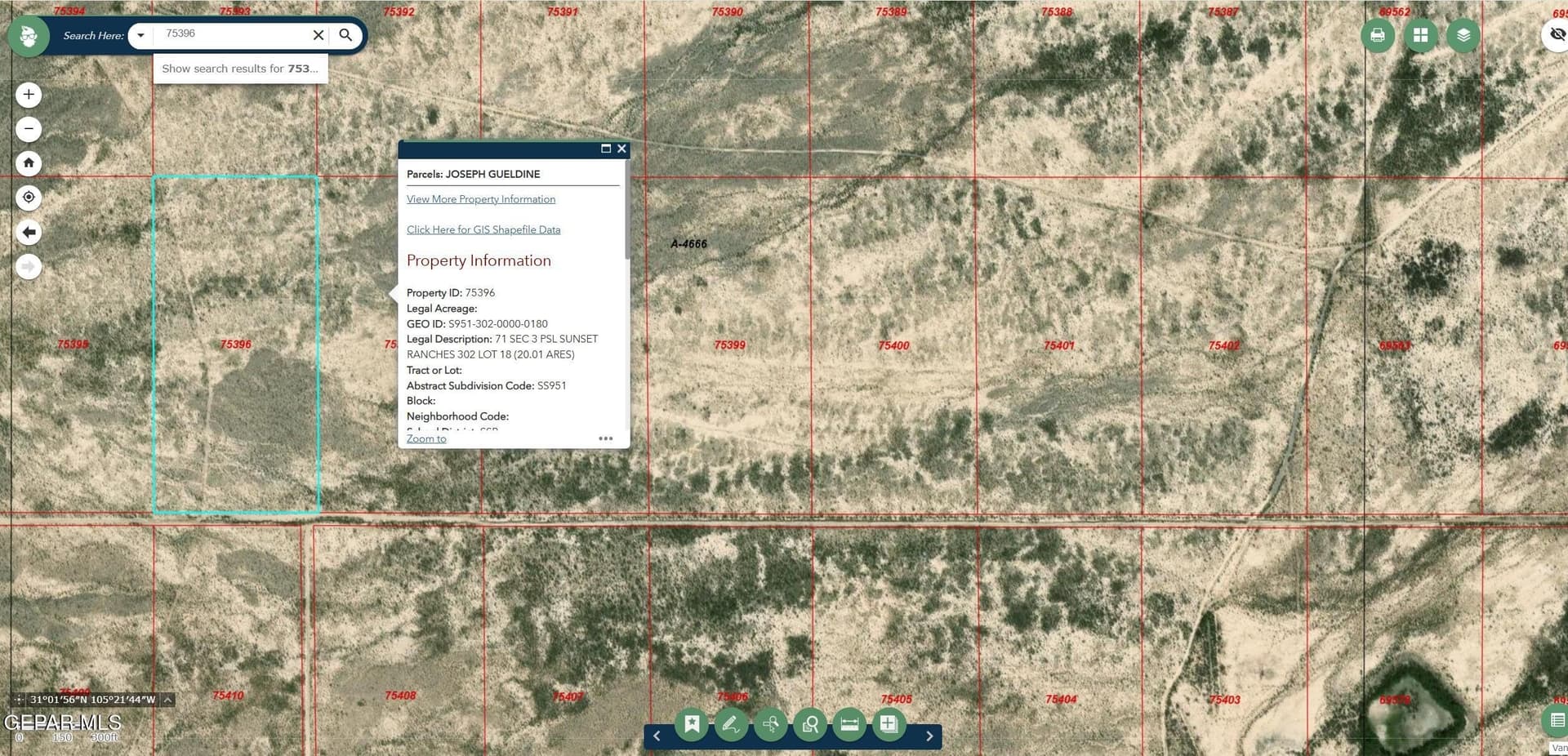 20 acres in Hudspeth County