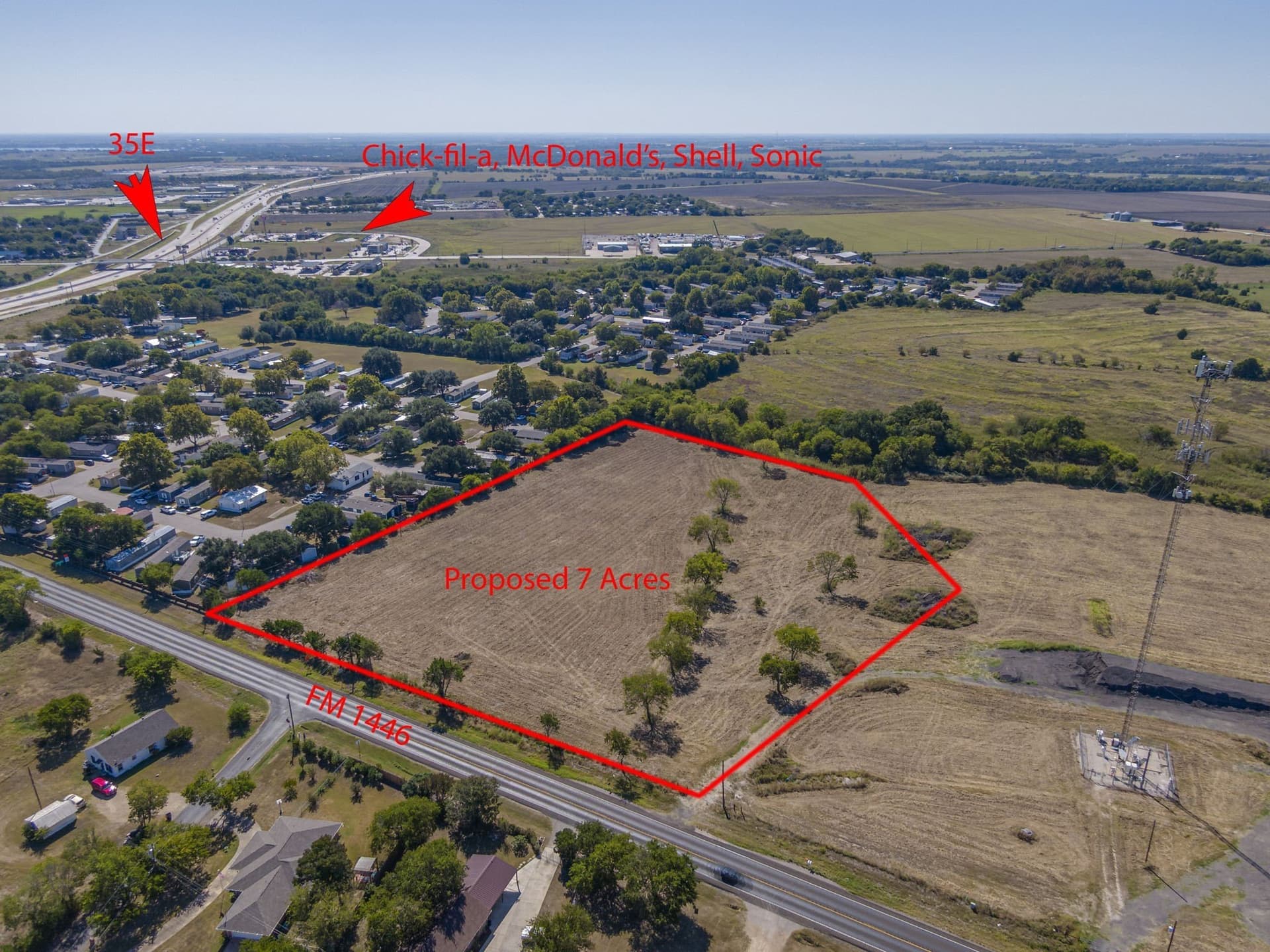 7 acres in Ellis County