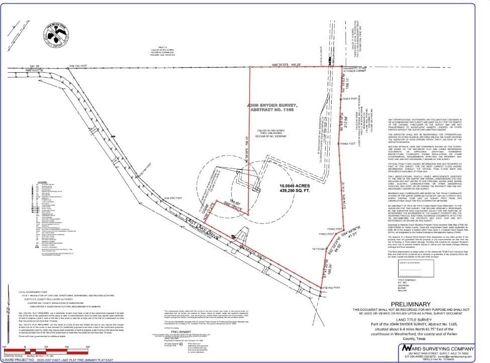 9.9 acres in Parker County