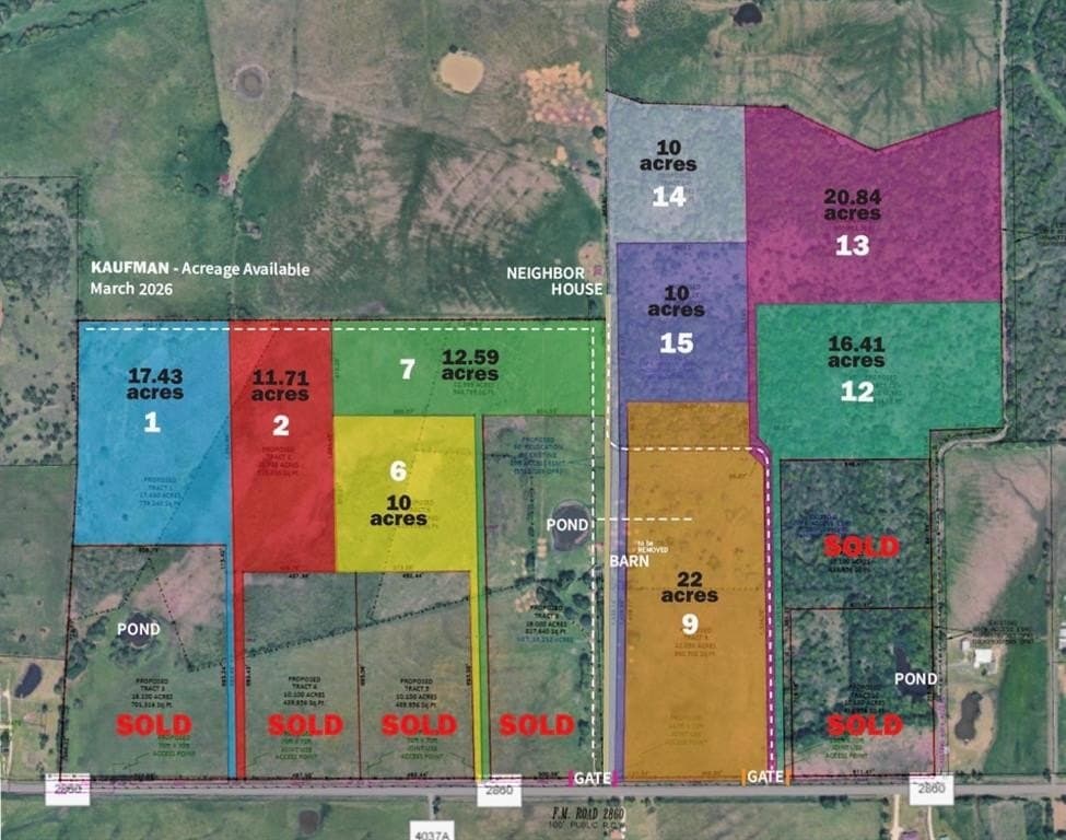 22.77 acres in Kaufman County featured view