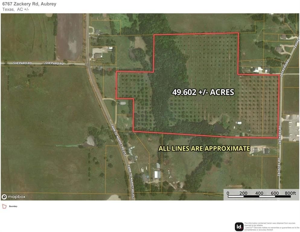 49.15 acres in Denton County