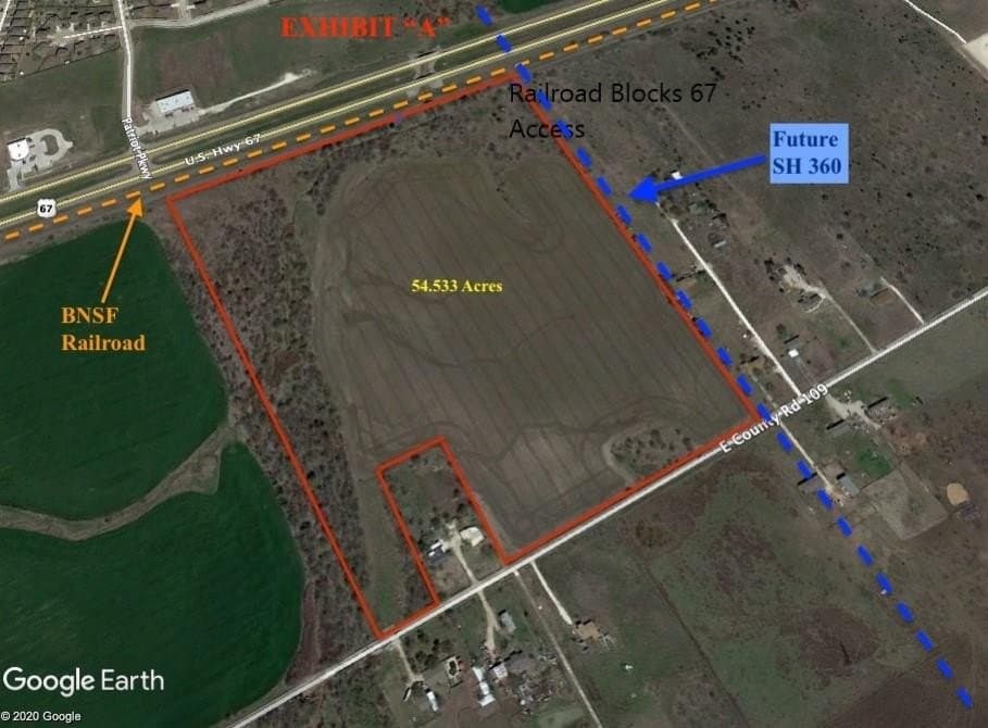 54.53 acres in Ellis County