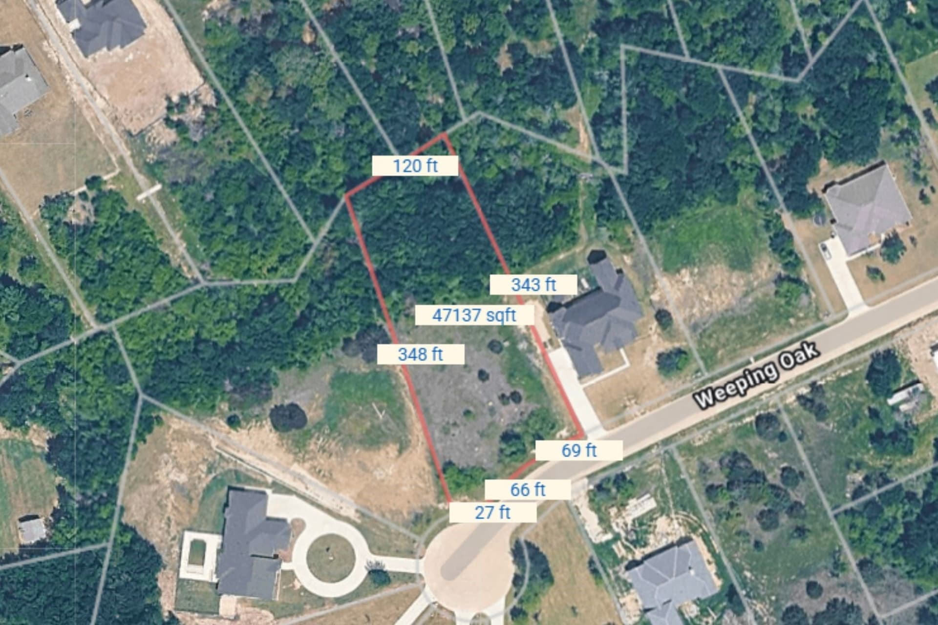 1.07 acres in Hunt County