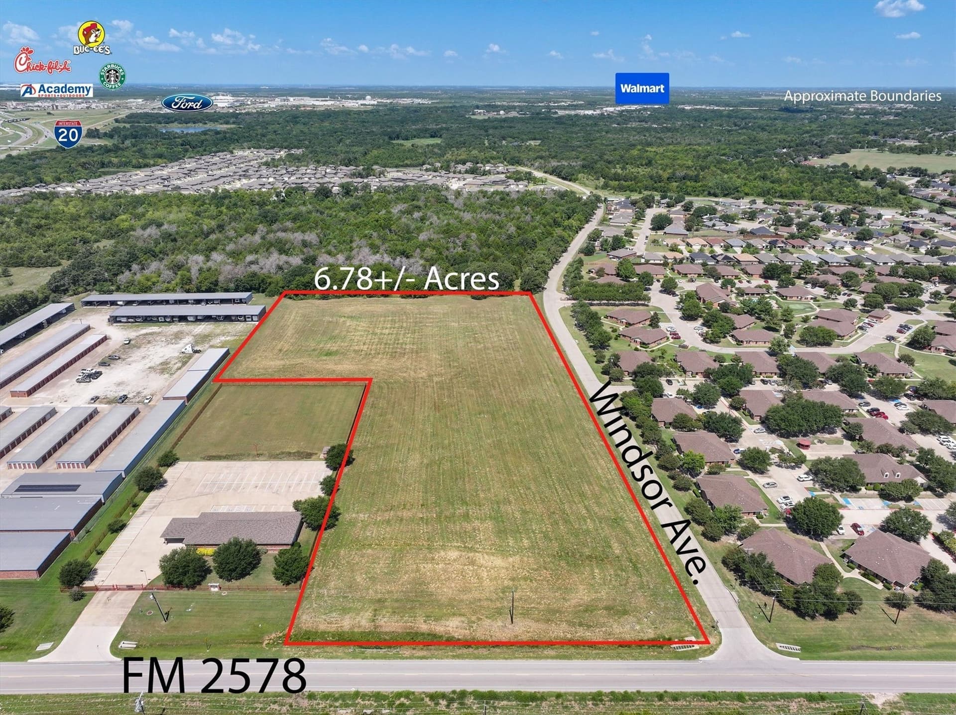 6.79 acres in Kaufman County