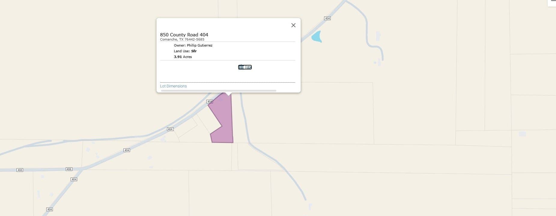 3.91 acres in Comanche County