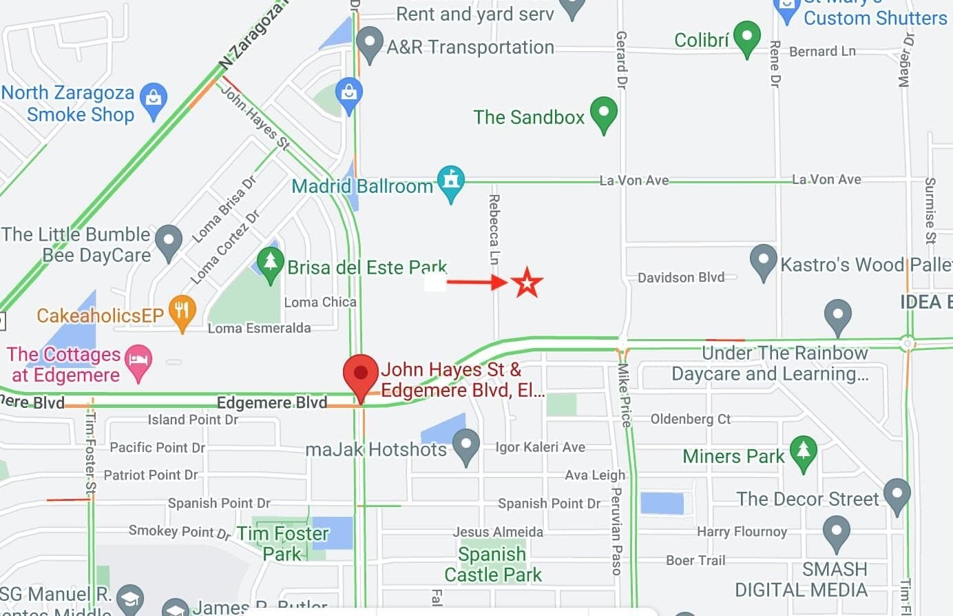 2 acres in El Paso County