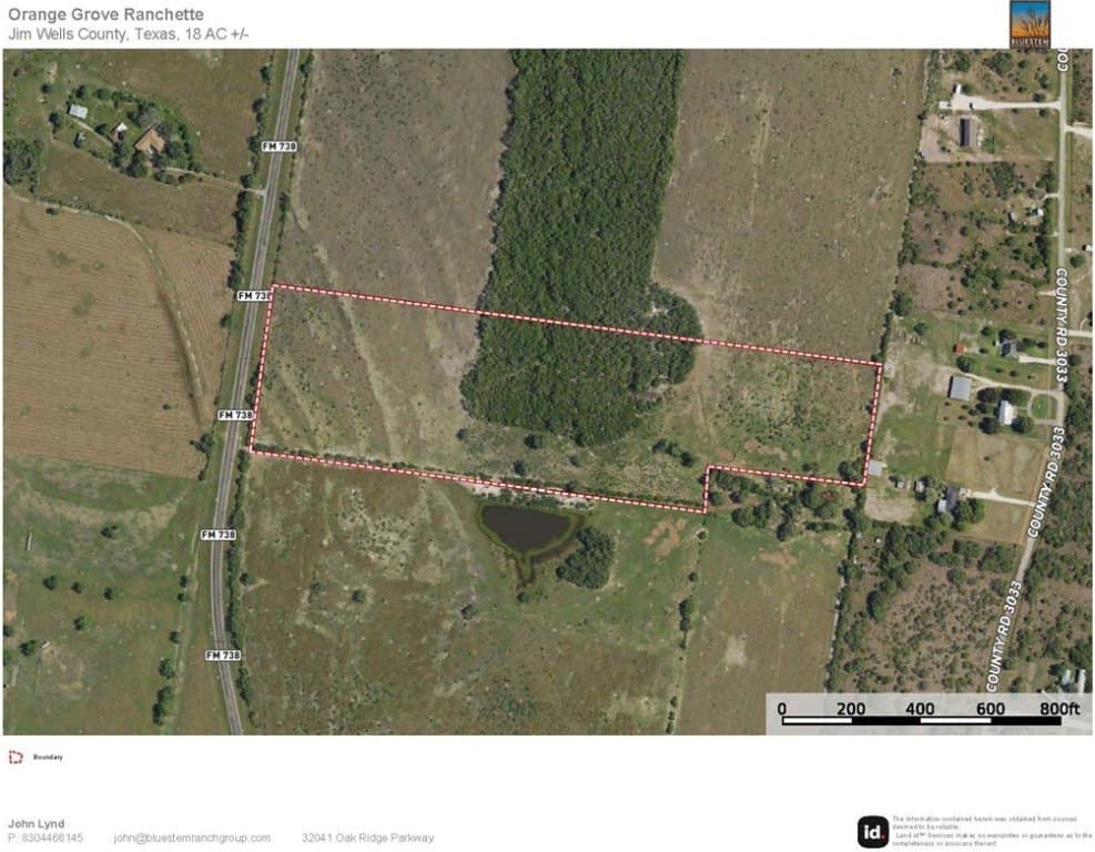 18.25 acres in Jim Wells County