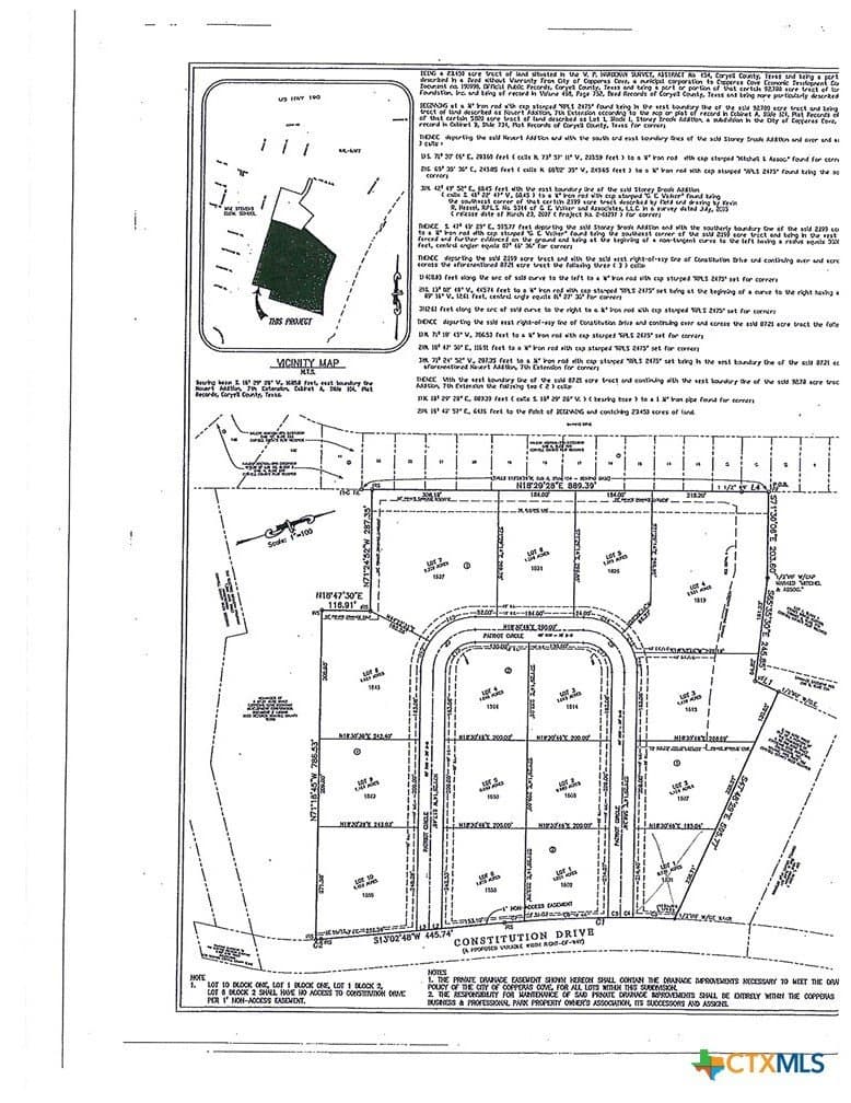 1.16 acres in Coryell County