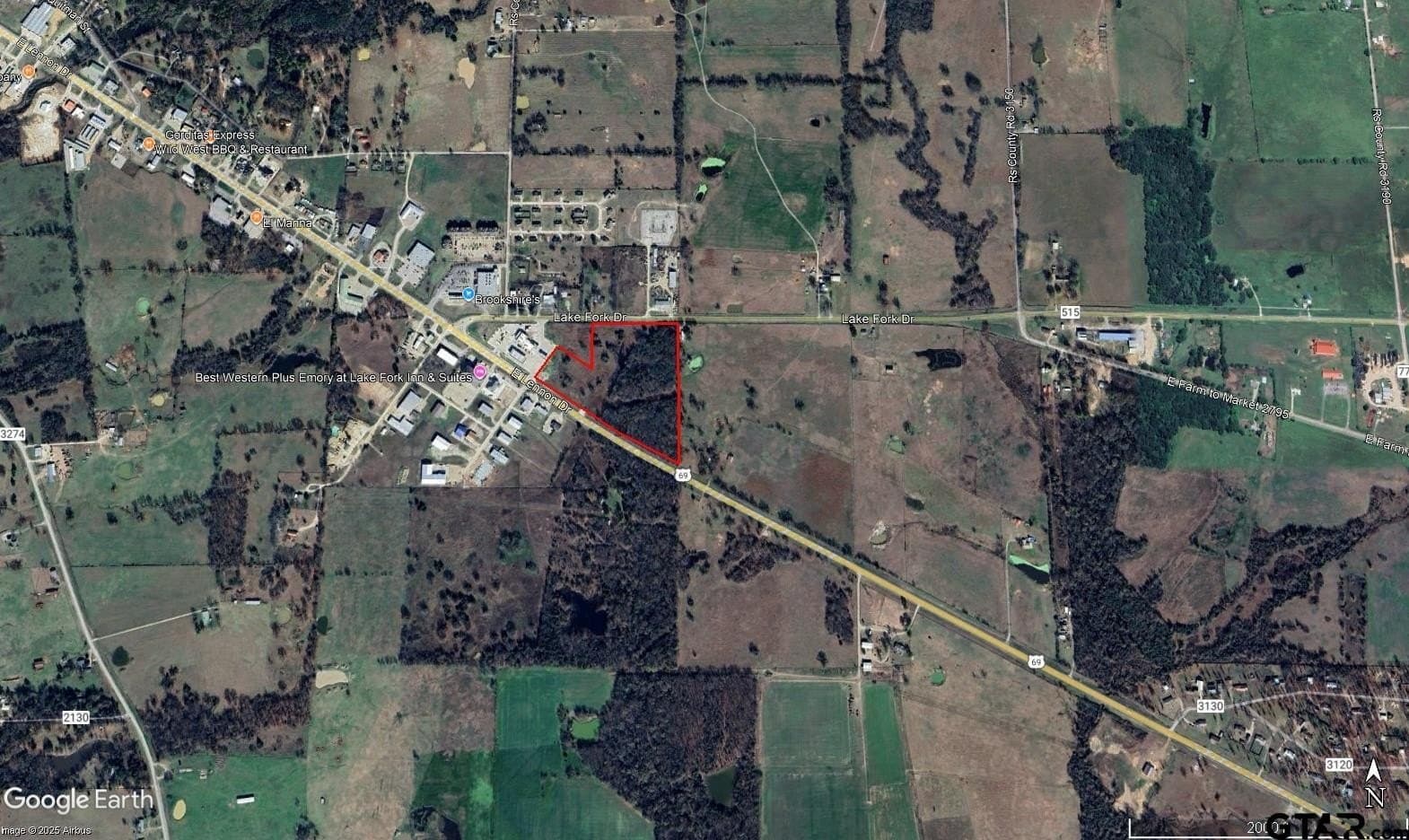 16.72 acres in Rains County featured view