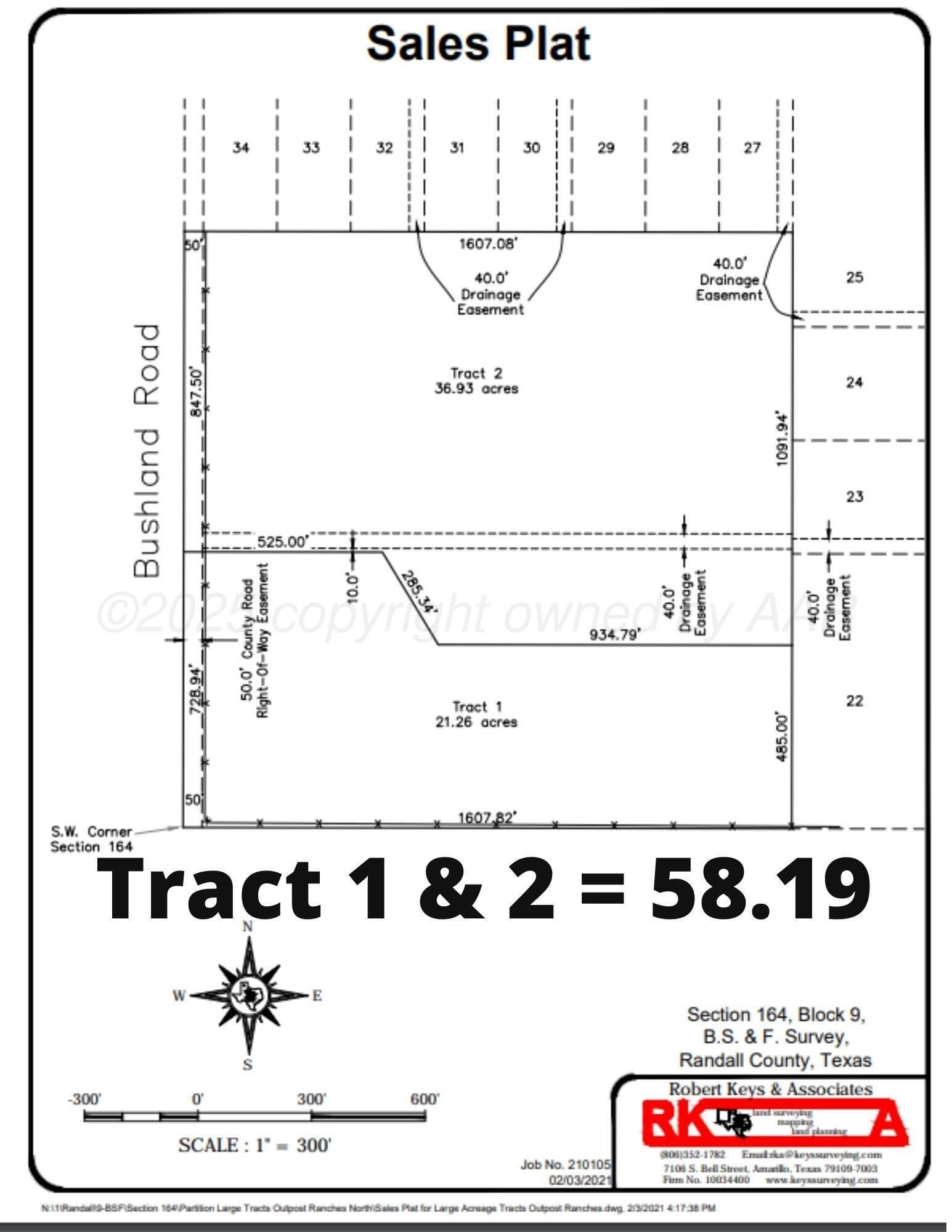 58.19 acres in Randall County