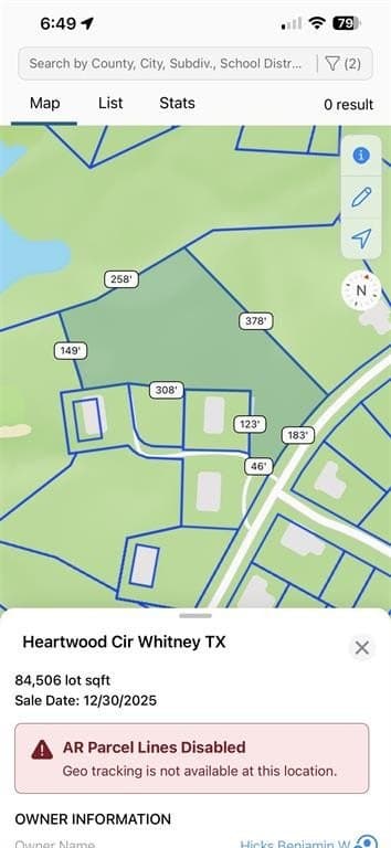 1.71 acres in Hill County featured view