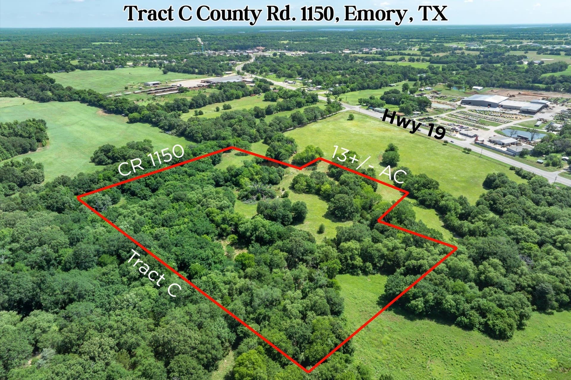 13.94 acres in Rains County