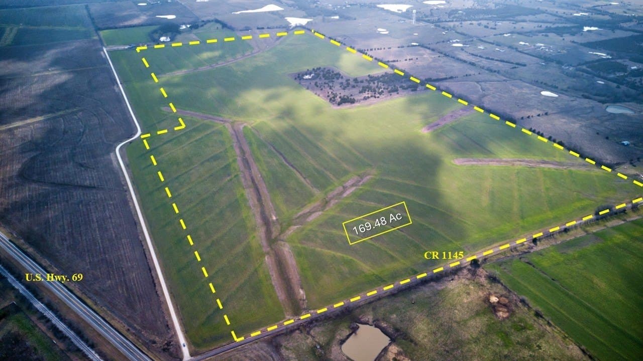169.47 acres in Hunt County