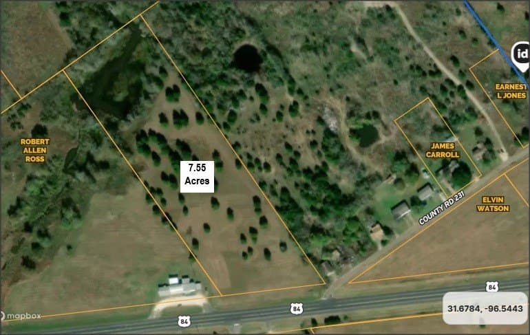 7.55 acres in Limestone County