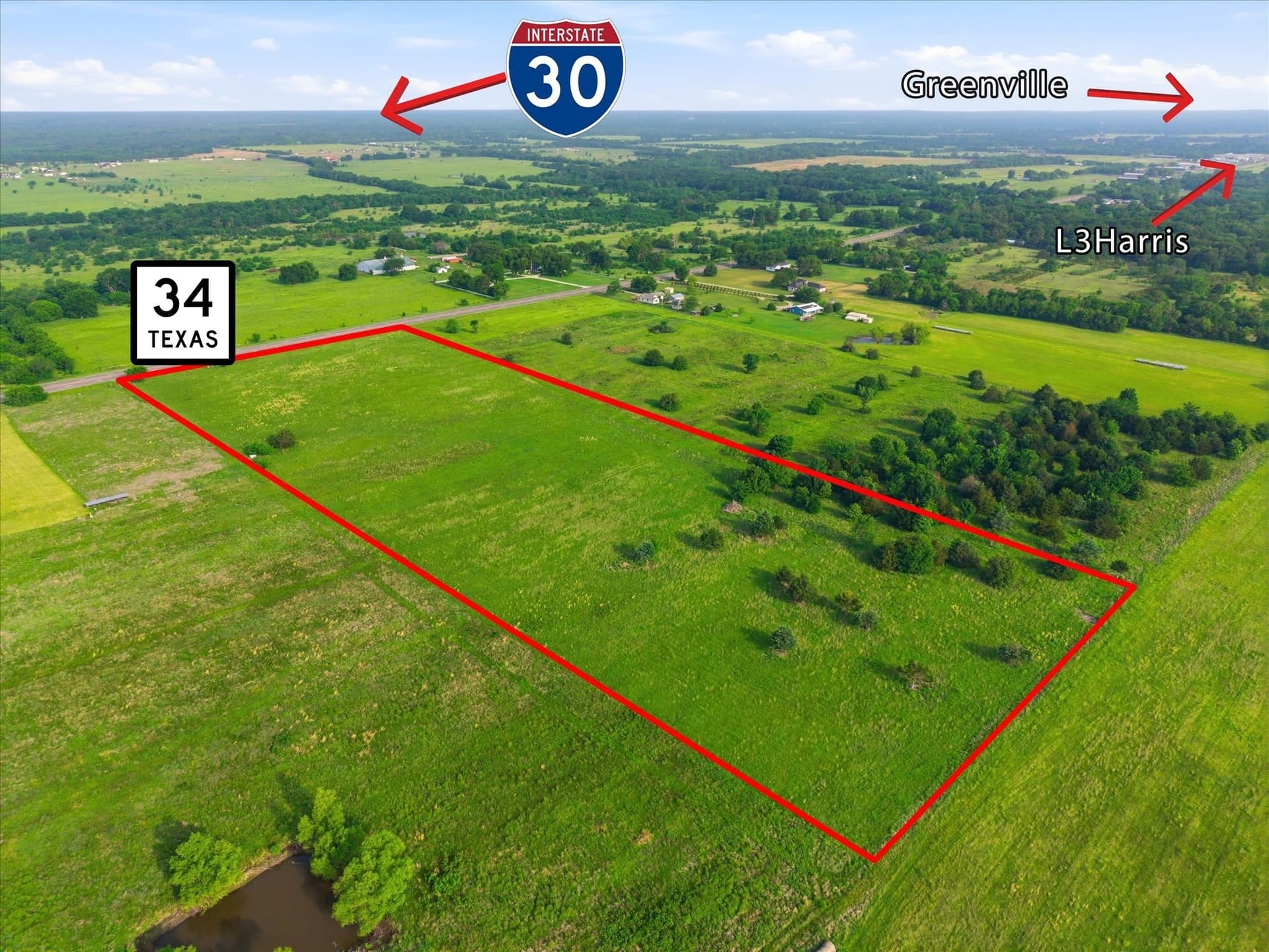 14 acres in Hunt County