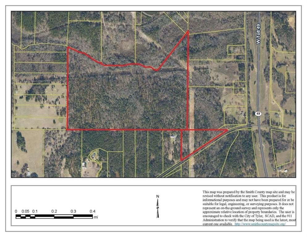 120.68 acres in Smith County