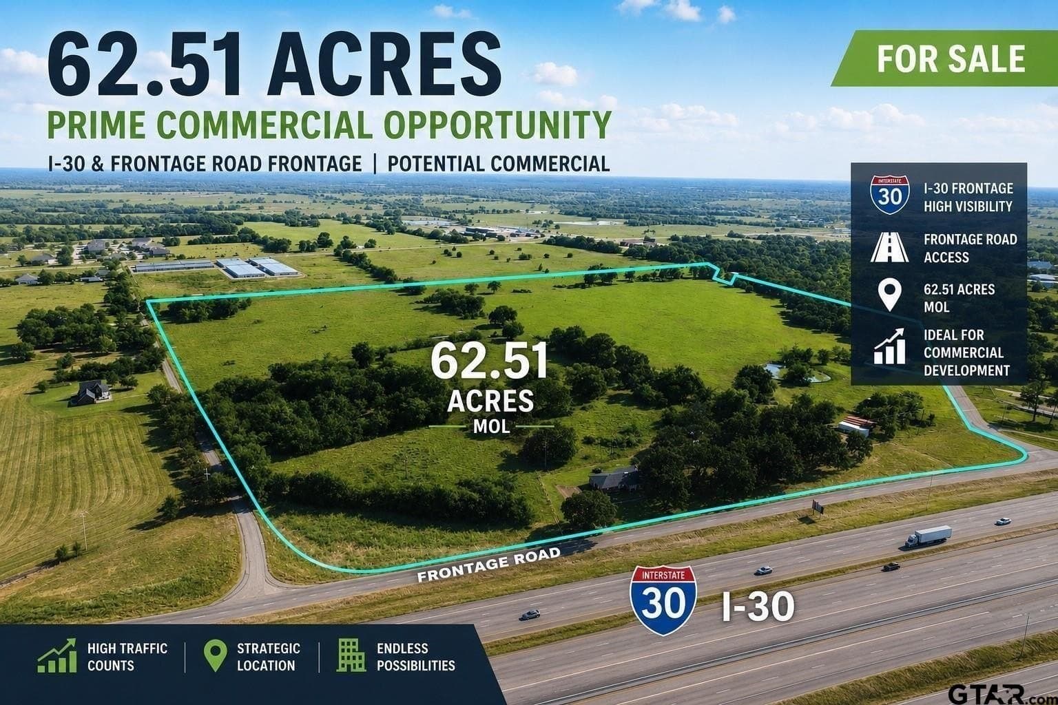 62.51 acres in Hopkins County