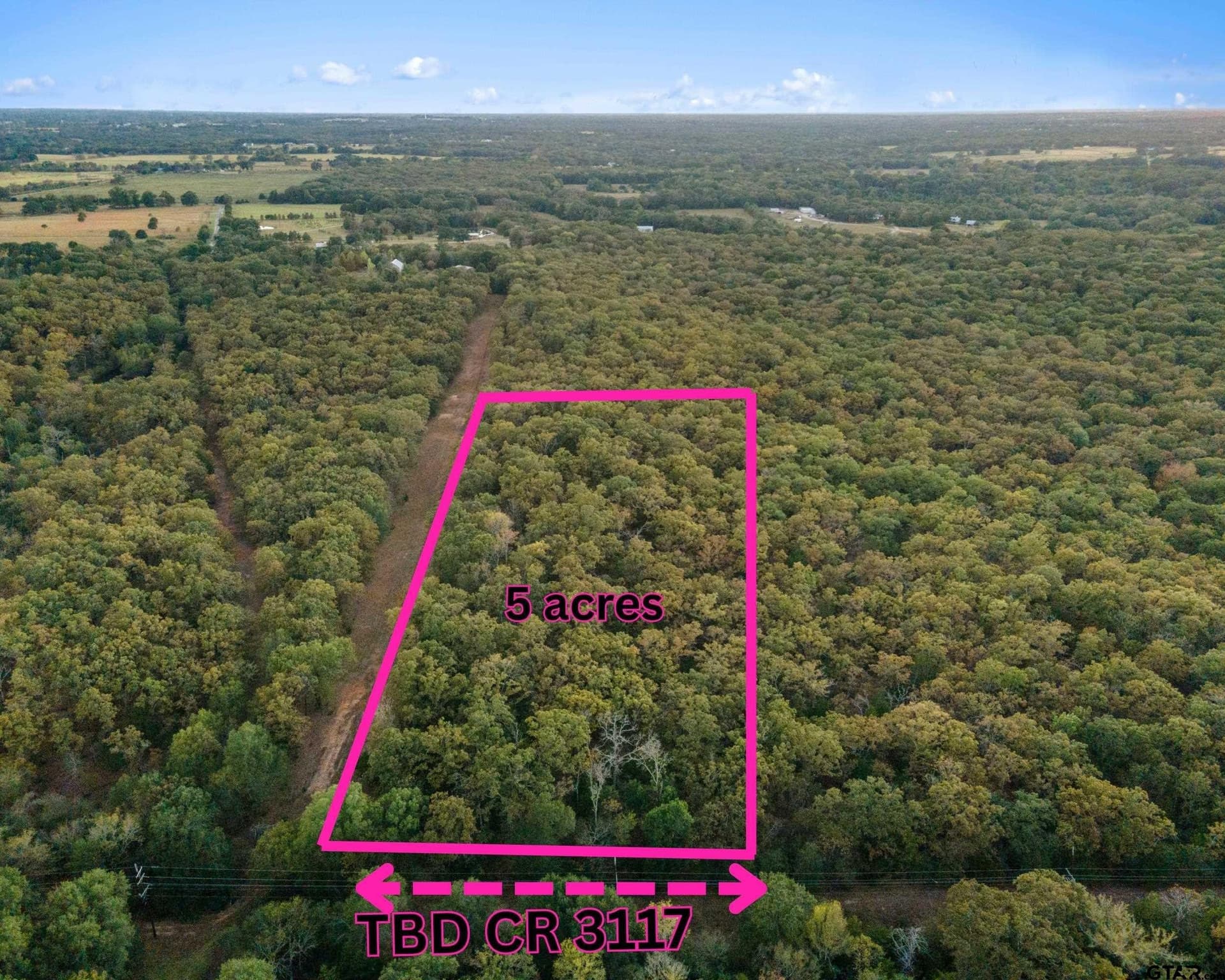 5 acres in Van Zandt County