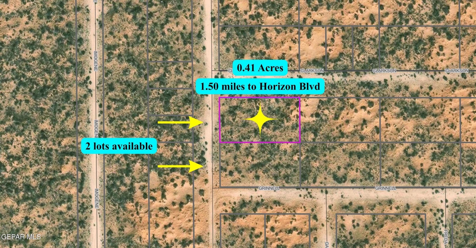 0.41 acres in El Paso County