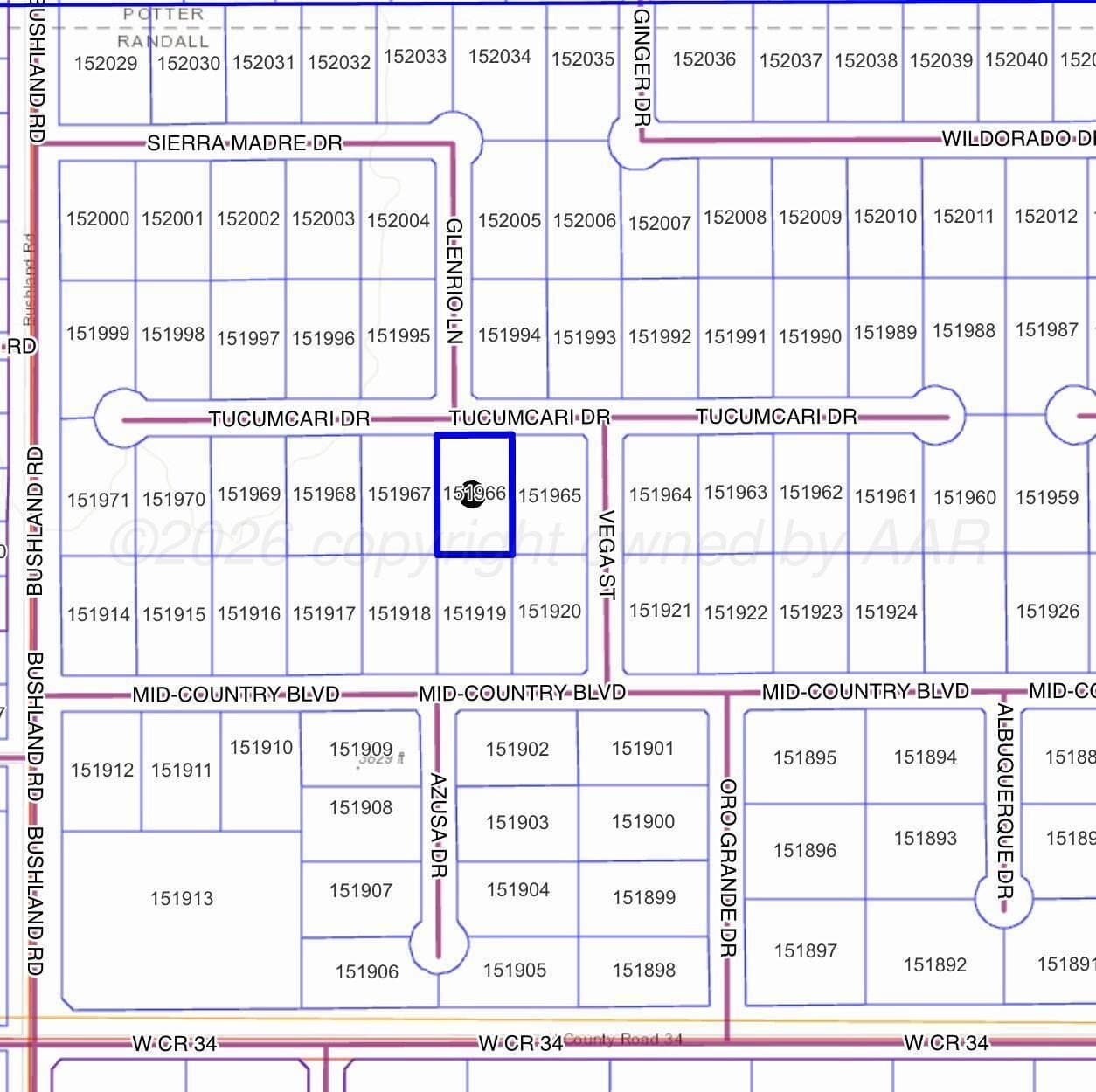 1.01 acres in Randall County