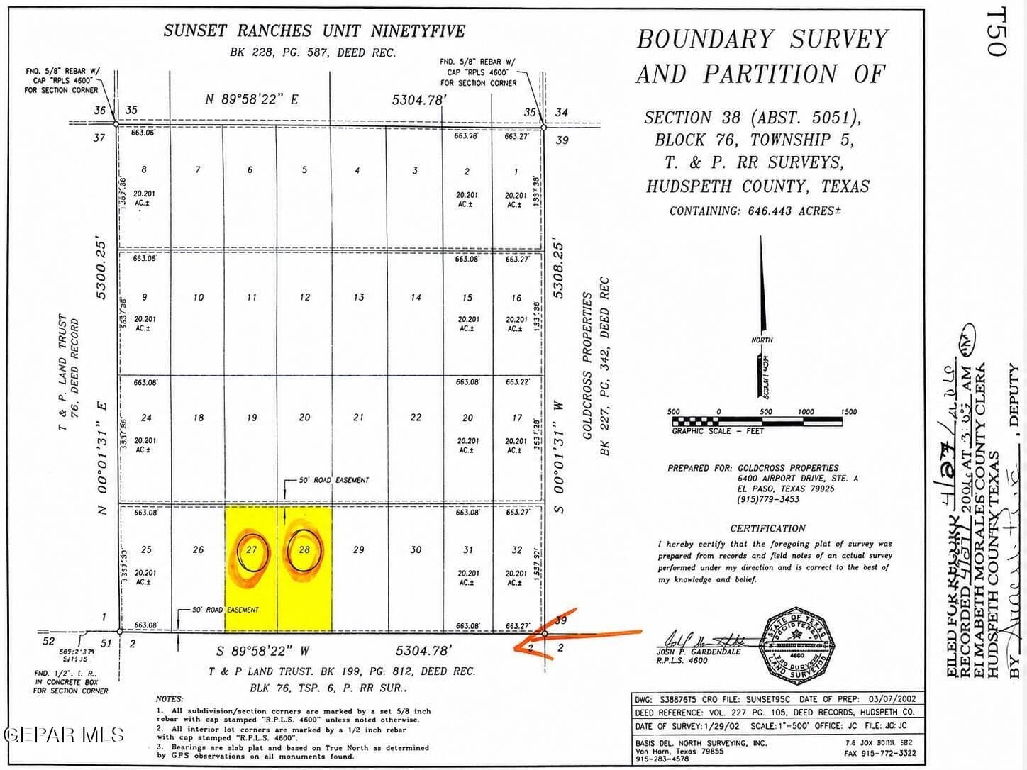 40.54 acres in Hudspeth County
