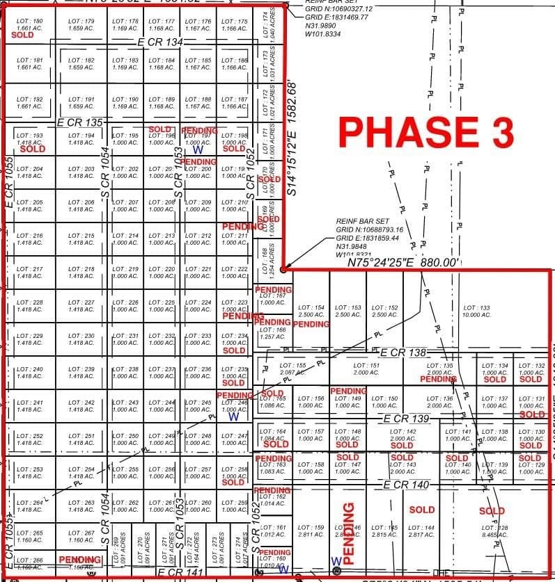 1.6 acres in Midland County featured view