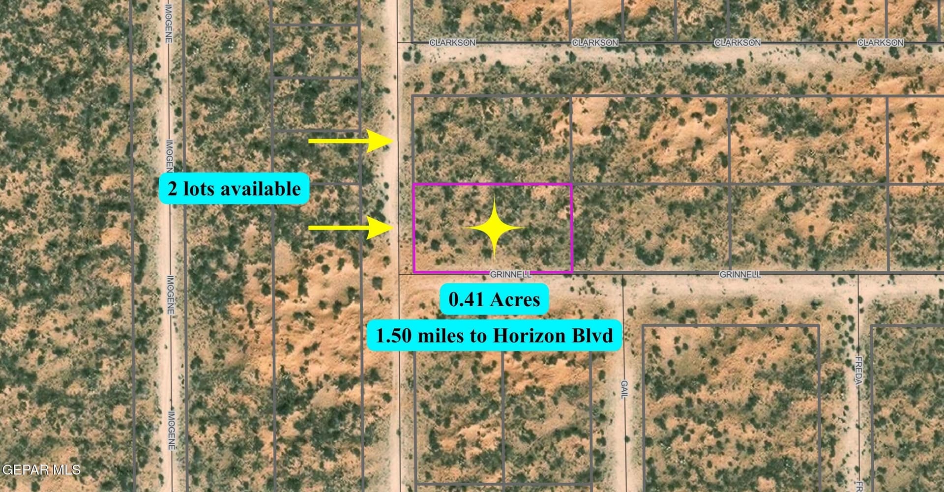 0.41 acres in El Paso County