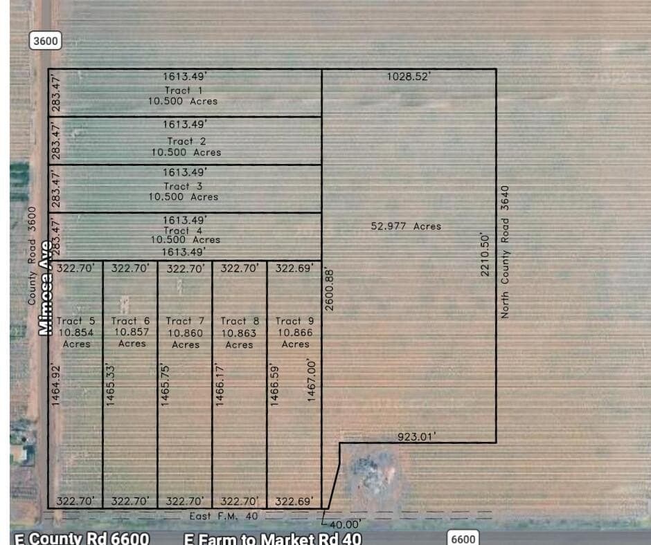 10 acres in Lubbock County