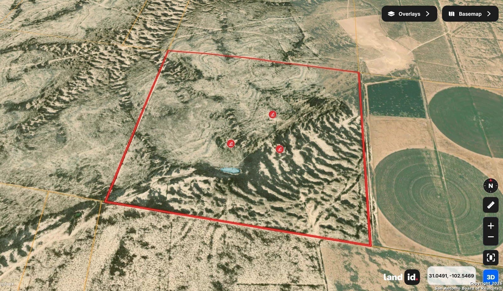 640 acres in Pecos County
