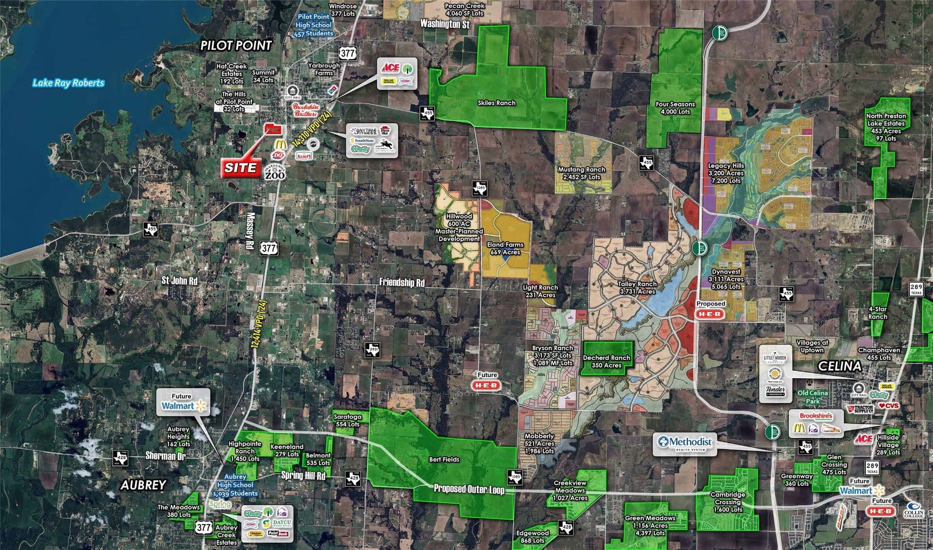 26.07 acres in Denton County