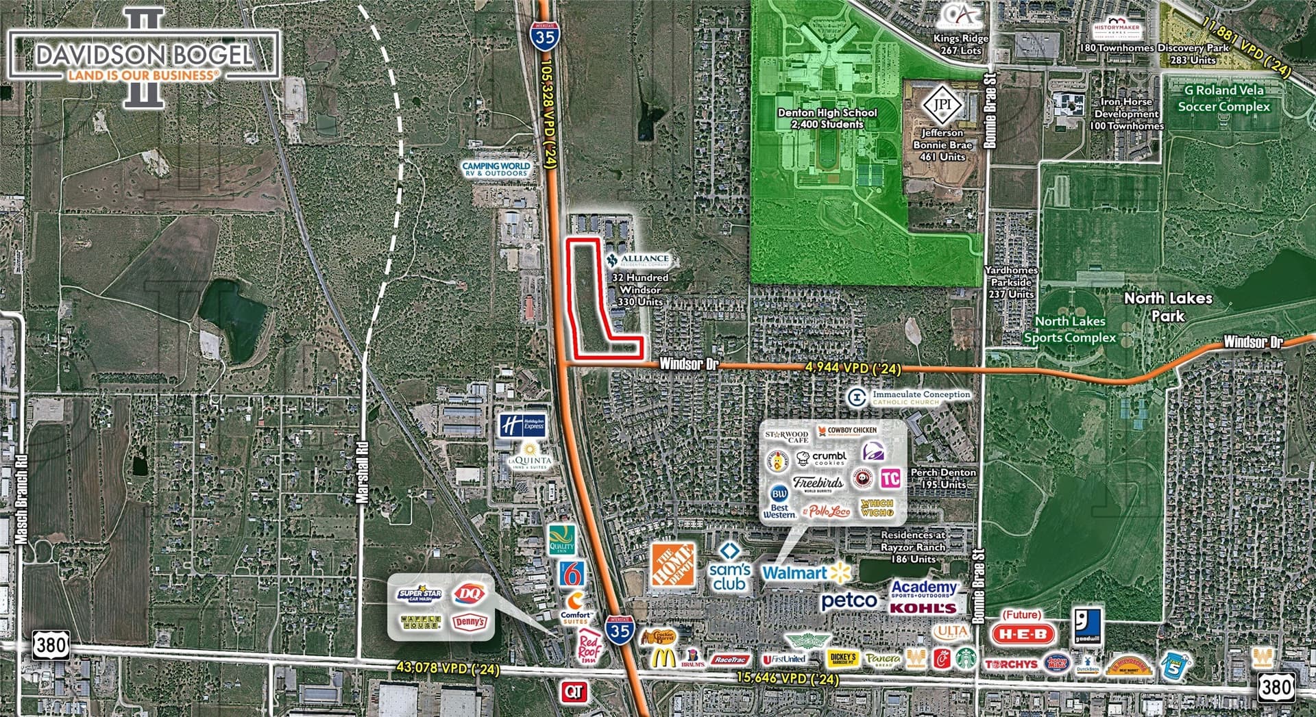 12.07 acres in Denton County