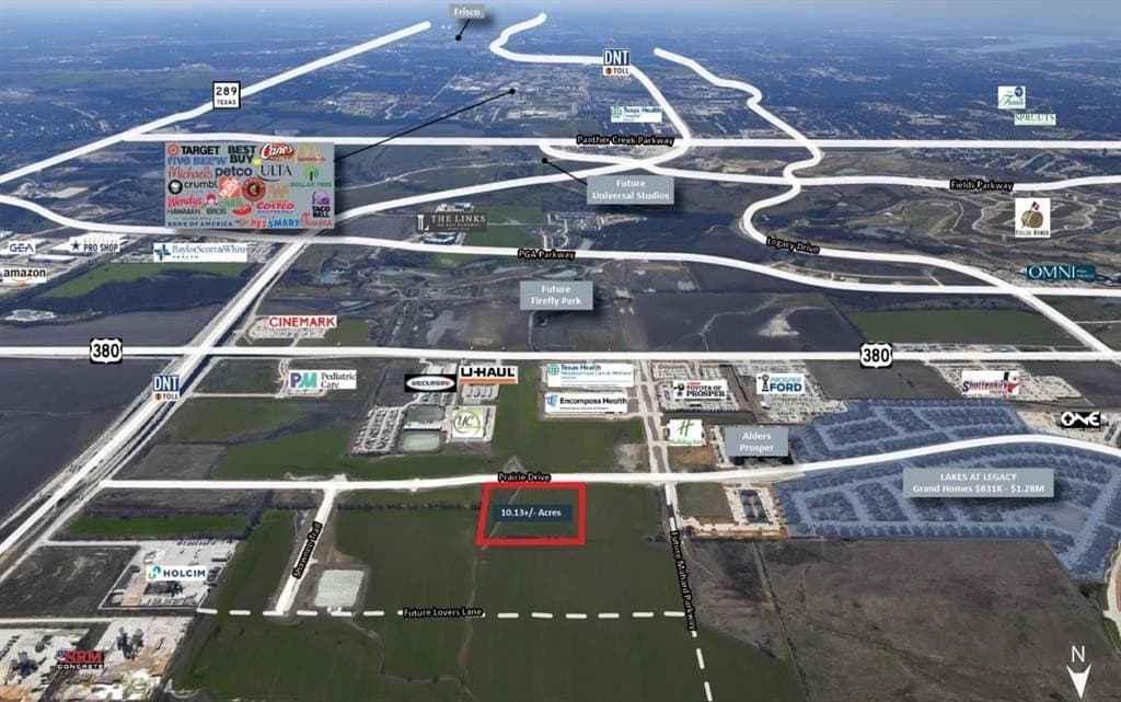 10.13 acres in Collin County