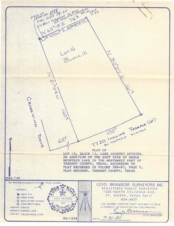 0.31 acres in Tarrant County
