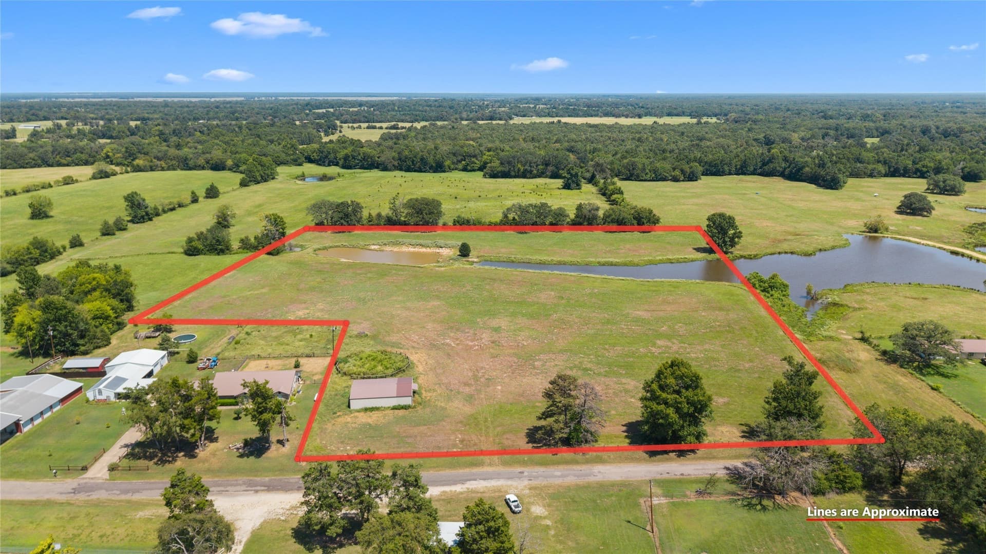 10 acres in Red River (TX) County