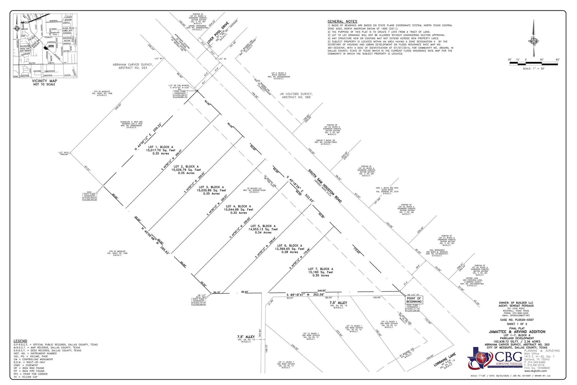 2.36 acres in Dallas County