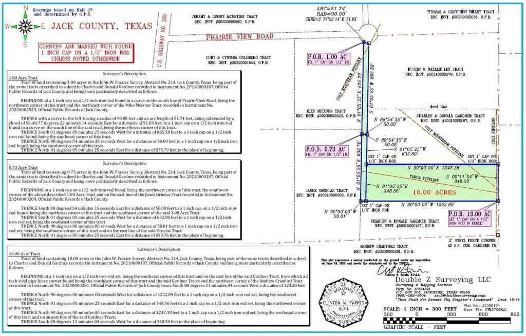 10 acres in Jack County