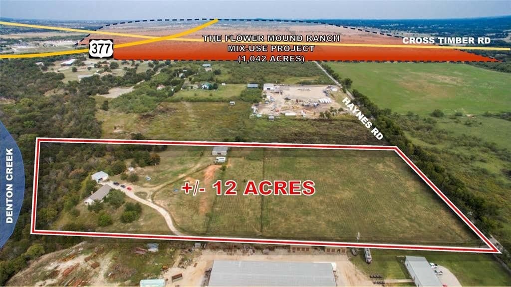 12 acres in Denton County