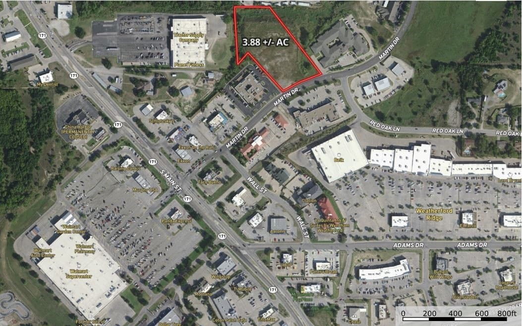 3.88 acres in Parker County