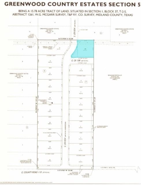 0.73 acres in Midland County