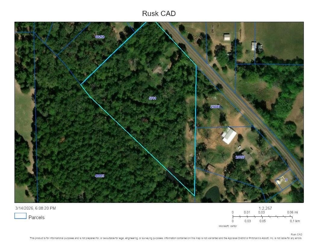 5.98 acres in Rusk County