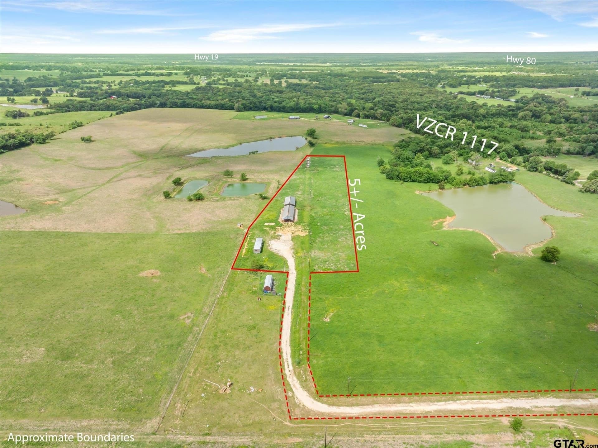 5 acres in Van Zandt County
