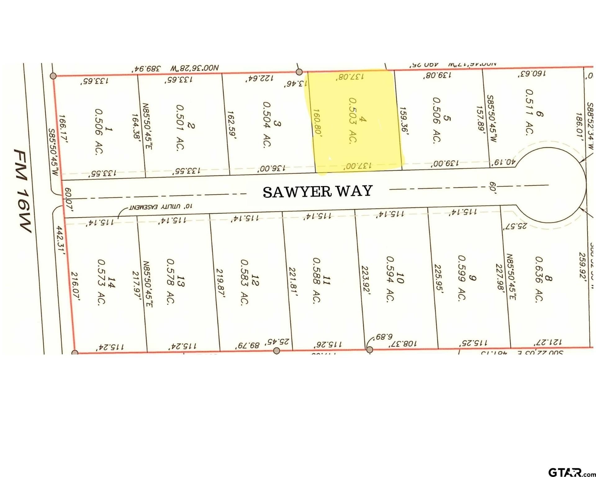 0.5 acres in Smith County featured view